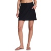 image:imageRBX Active Womens Athletic Skirt with Builtin Shorts Quick Drying Long Length Tennis Golf Skort with PocketsBlack