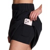 image:imageRBX Active Womens Athletic Skirt with Builtin Shorts Quick Drying Long Length Tennis Golf Skort with PocketsBlack