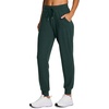 image:imageRBX Active Womens Athletic Super Soft Lightweight Cuffed Tapered Jogger Sweatpants with PocketsRibbed Dark Spruce