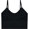 image:imageRBX Active Womens Bralette Multipack Everyday Low Impact Yoga Lounge Bra 2PackCorset Ribbed BlackLight Pink