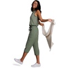 image:imageRBX Active Womens Cargo Capri Pant with Pockets Fashion Lightweight Woven with DrawstringBasil