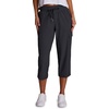 image:imageRBX Active Womens Cargo Capri Pant with Pockets Fashion Lightweight Woven with DrawstringDeep Charcoal