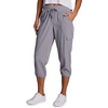 image:imageRBX Active Womens Cargo Capri Pant with Pockets Fashion Lightweight Woven with DrawstringDolphin Grey