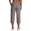 image:imageRBX Active Womens Cargo Capri Pant with Pockets Fashion Lightweight Woven with DrawstringDriftwood