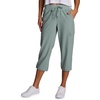 image:imageRBX Active Womens Cargo Capri Pant with Pockets Fashion Lightweight Woven with DrawstringSea Mist