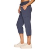 image:imageRBX Active Womens Cargo Capri Pant with Pockets Fashion Lightweight Woven with DrawstringSmoke Blue