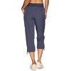 image:imageRBX Active Womens Cargo Capri Pant with Pockets Fashion Lightweight Woven with DrawstringSmoke Blue