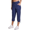 image:imageRBX Active Womens Cargo Capri Pant with Pockets Fashion Lightweight Woven with DrawstringTwilight Blue
