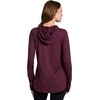 image:imageRBX Active Womens Fashion Yoga Long Sleeve Soft Lightweight Hoodie Pullover TopBurgundy Wine Heather