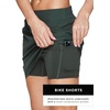 image:imageRBX Active Womens GolfTennis Everyday Casual Athletic Skort with Bike ShortsBasil