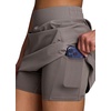 image:imageRBX Active Womens GolfTennis Everyday Casual Athletic Skort with Bike ShortsDriftwood