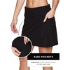 image:imageRBX Active Womens GolfTennis Everyday Casual Athletic Skort with Bike ShortsS20 Black