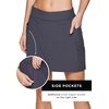 image:imageRBX Active Womens GolfTennis Everyday Casual Athletic Skort with Bike ShortsS20 Charcoal