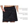 image:imageRBX Active Womens GolfTennis Everyday Casual Athletic Skort with Bike ShortsS21 Black Camo