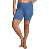 image:imageRBX Active Womens Plus Size Fashion Bike Shorts Athletic High Waisted Workout Yoga Biker Short with PocketsMoonlight Blue