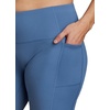 image:imageRBX Active Womens Plus Size Fashion Bike Shorts Athletic High Waisted Workout Yoga Biker Short with PocketsMoonlight Blue