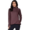 image:imageRBX Active Womens Plus Size Mock Neck Long Sleeve Fleece Pullover SweatshirtDried Plum