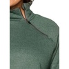 image:imageRBX Active Womens Plus Size Mock Neck Long Sleeve Fleece Pullover SweatshirtPine Green Heather