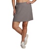 image:imageRBX Active Womens Plus Size Stretch Woven Athletic Skort with Attached Bike Short and PocketsDriftwood