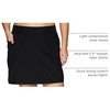 image:imageRBX Active Womens Plus Size Stretch Woven Athletic Skort with Attached Bike Short and PocketsS21 Black