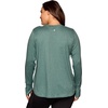 image:imageRBX Active Womens Plus Size Workout Top with Thumbholes Buttery Soft Lightweight Long Sleeve Tunic Yoga Top for WomenArctic Heather