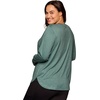 image:imageRBX Active Womens Plus Size Workout Top with Thumbholes Buttery Soft Lightweight Long Sleeve Tunic Yoga Top for WomenArctic Heather
