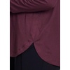 image:imageRBX Active Womens Plus Size Workout Top with Thumbholes Buttery Soft Lightweight Long Sleeve Tunic Yoga Top for WomenBurgundy Wine Heather