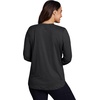 image:imageRBX Active Womens Plus Size Workout Top with Thumbholes Buttery Soft Lightweight Long Sleeve Tunic Yoga Top for WomenF22 Blackgrey Heather