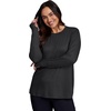 image:imageRBX Active Womens Plus Size Workout Top with Thumbholes Buttery Soft Lightweight Long Sleeve Tunic Yoga Top for WomenF22 Blackgrey Heather