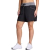 image:imageRBX Active Womens Relaxed Fit Breathable Ventilated Stretch Woven Athletic Walking Short with PocketsBlack Combo