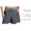 image:imageRBX Active Womens Relaxed Fit Breathable Ventilated Stretch Woven Athletic Walking Short with PocketsCharcoal