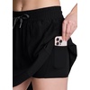 image:imageRBX Active Womens Skort with Pockets Flared Tennis Skirt Quick Drying Golf Pickleball SkortBlack