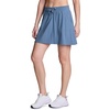 image:imageRBX Active Womens Skort with Pockets Flared Tennis Skirt Quick Drying Golf Pickleball SkortMoonlight Blue