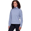 image:imageRBX Active Womens Ultra Soft Quilted Cowl Neck Pullover SweatshirtCable Light Blue