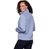 image:imageRBX Active Womens Ultra Soft Quilted Cowl Neck Pullover SweatshirtCable Light Blue