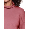 image:imageRBX Active Womens Ultra Soft Quilted Cowl Neck Pullover SweatshirtJacquard Dusty Clay