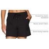 image:imageRBX Active Womens Walking Shorts Stretch Woven Quick Drying Workout Hiking Short with Pockets with Plus Sizes6inch Black