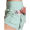 image:imageRBX Active Womens Workout Running Shorts with Attached Bike ShortCucumber Mesh Yoke
