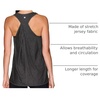 image:imageRBX Active Workout Tank Top for Women Racerback Flowy Yoga Top Fashion DetailCharcoal S21