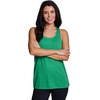 image:imageRBX Active Workout Tank Top for Women Racerback Flowy Yoga Top Fashion DetailGreen Heather