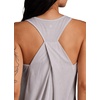 image:imageRBX Active Workout Tank Top for Women Racerback Flowy Yoga Top Fashion DetailLight Grey Glacier