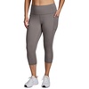 image:imageRBX Activewear Plus Size Legging for Women in Capri Length High Waist Squat Proof Running Yoga Pants with PocketsDriftwood