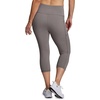 image:imageRBX Activewear Plus Size Legging for Women in Capri Length High Waist Squat Proof Running Yoga Pants with PocketsDriftwood