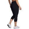 image:imageRBX Activewear Plus Size Legging for Women in Capri Length High Waist Squat Proof Running Yoga Pants with PocketsSolid Black