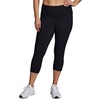 image:imageRBX Activewear Plus Size Legging for Women in Capri Length High Waist Squat Proof Running Yoga Pants with PocketsSolid Black