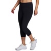 image:imageRBX Activewear Plus Size Legging for Women in Capri Length High Waist Squat Proof Running Yoga Pants with PocketsSolid Black