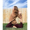 image:imageRBX Activewear Womens Fleece Sweatshirt Fashion Pullover With Pockets Zip Mock Neck and Thumb HolesBlack