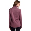 image:imageRBX Activewear Womens Fleece Sweatshirt Fashion Pullover With Pockets Zip Mock Neck and Thumb HolesPlumberry
