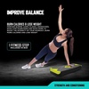 image:imageRBX Aerobic Step Platform with NonSlip Textured Surface 2Level Adjustable Steppers for Exercise Compact Lightweight EasytoStore Exercise Step amp Fitness Step BenchBlackVolt