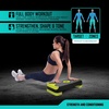 image:imageRBX Aerobic Step Platform with NonSlip Textured Surface 2Level Adjustable Steppers for Exercise Compact Lightweight EasytoStore Exercise Step amp Fitness Step BenchBlackVolt